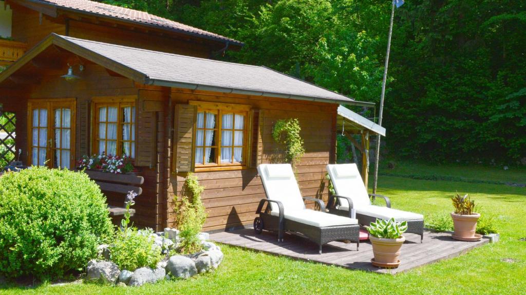 Der Garten vom Haus Florence in Schönau am Königssee