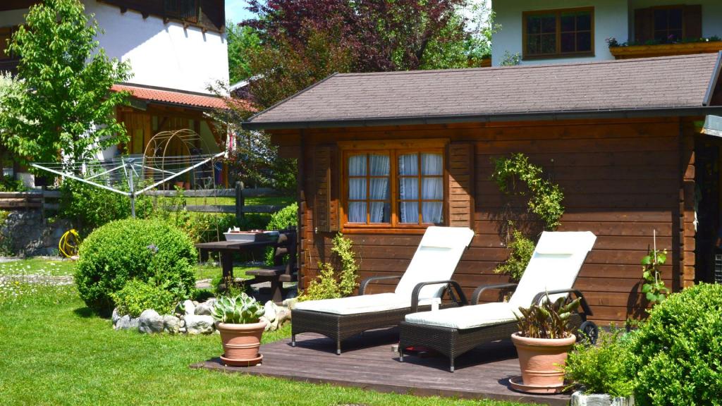 Der Garten vom Haus Florence in Schönau am Königssee