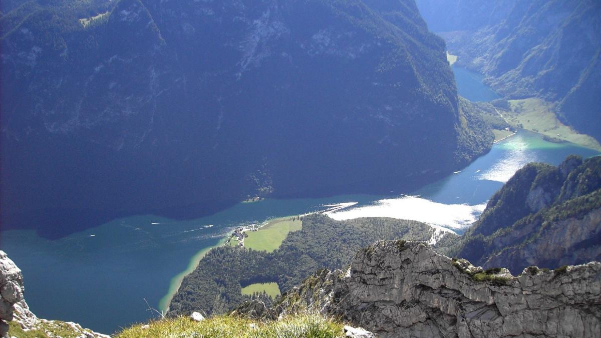 Der Königssee mit Obersee